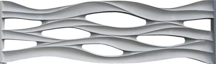 Platte - Welle transparent
